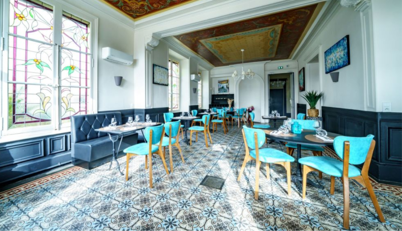 Le restaurant - Le Grand Hôtel Château-du-Loir - restaurant MONTVAL-SUR-LOIR